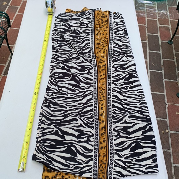 Good Times over the head poncho style top in zebra and cheetah WILD - Picture 5 of 7